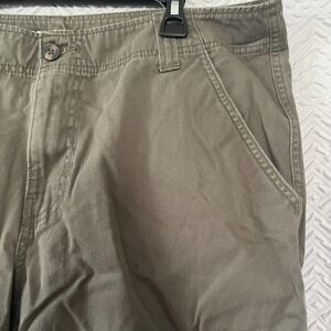 Mossimo Supply Co. Chino Shorts Men’s W/T 38 Olive Army Green Business Casual